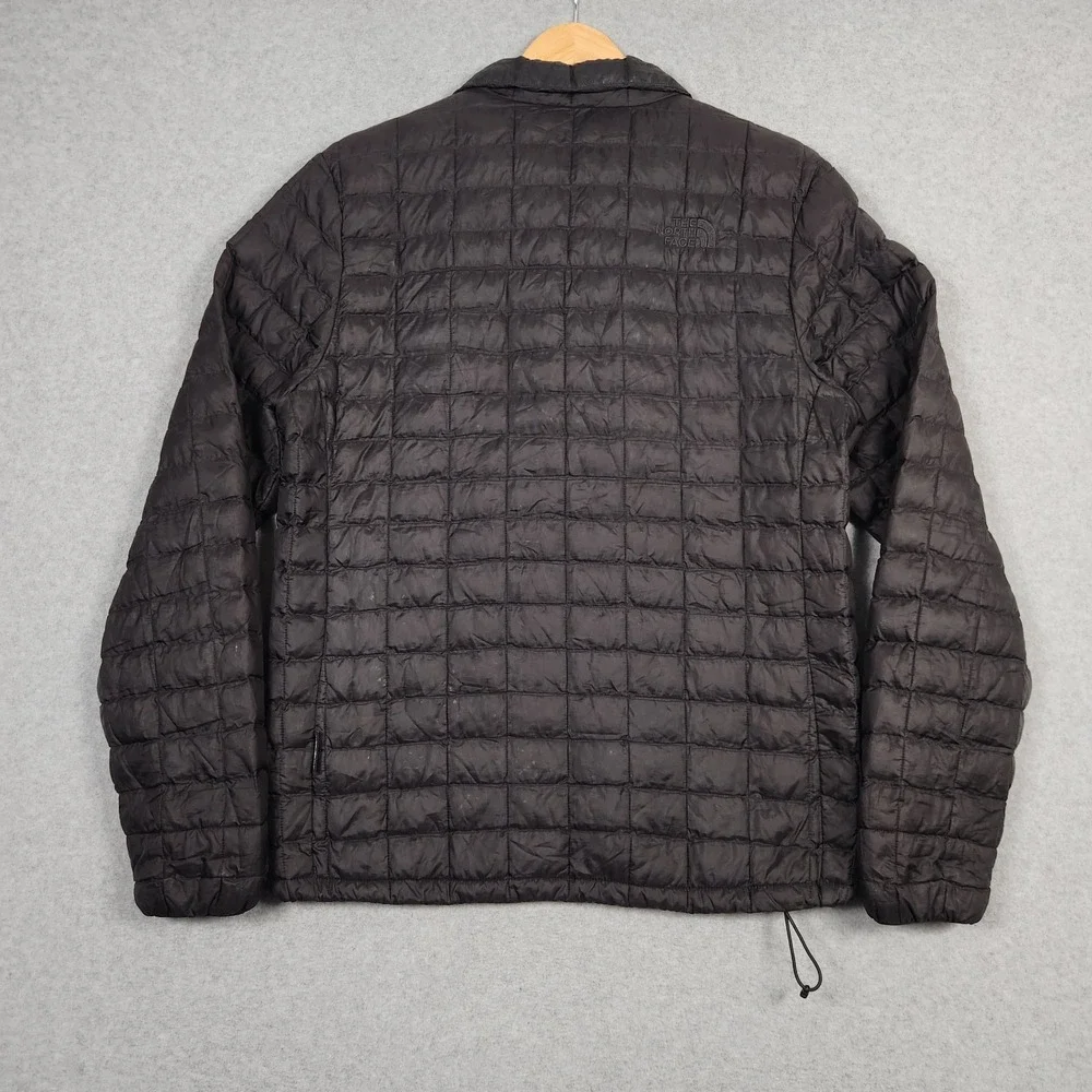 The North Face Jacket Mens Medium Black Thermoball Eco Puffer Full Zip Outdoor